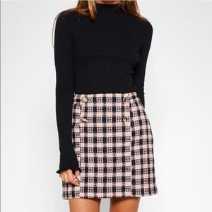 Topshop tweed skirt